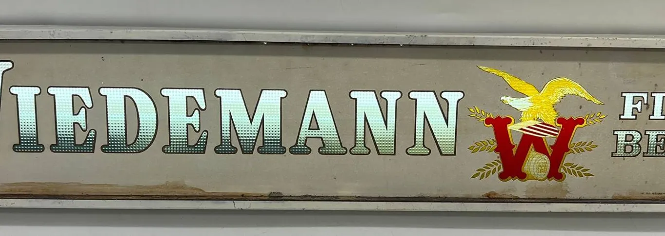 Wiedemann Beer Lighted Sign, Large