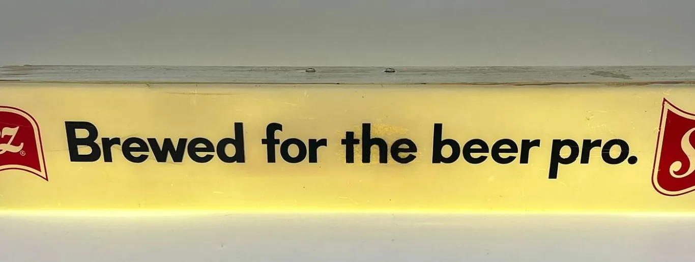 Storz Beer Lighted Sign Bar Display