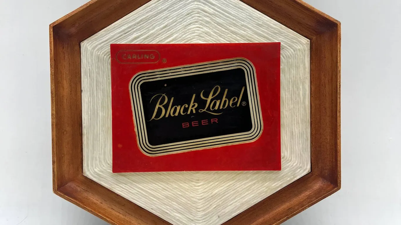 Carling Black Label Beer Hexagonal Light