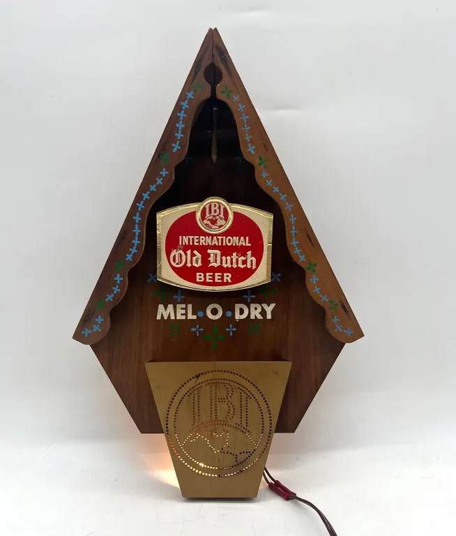 Old Dutch Beer Light-Up Bar Sign