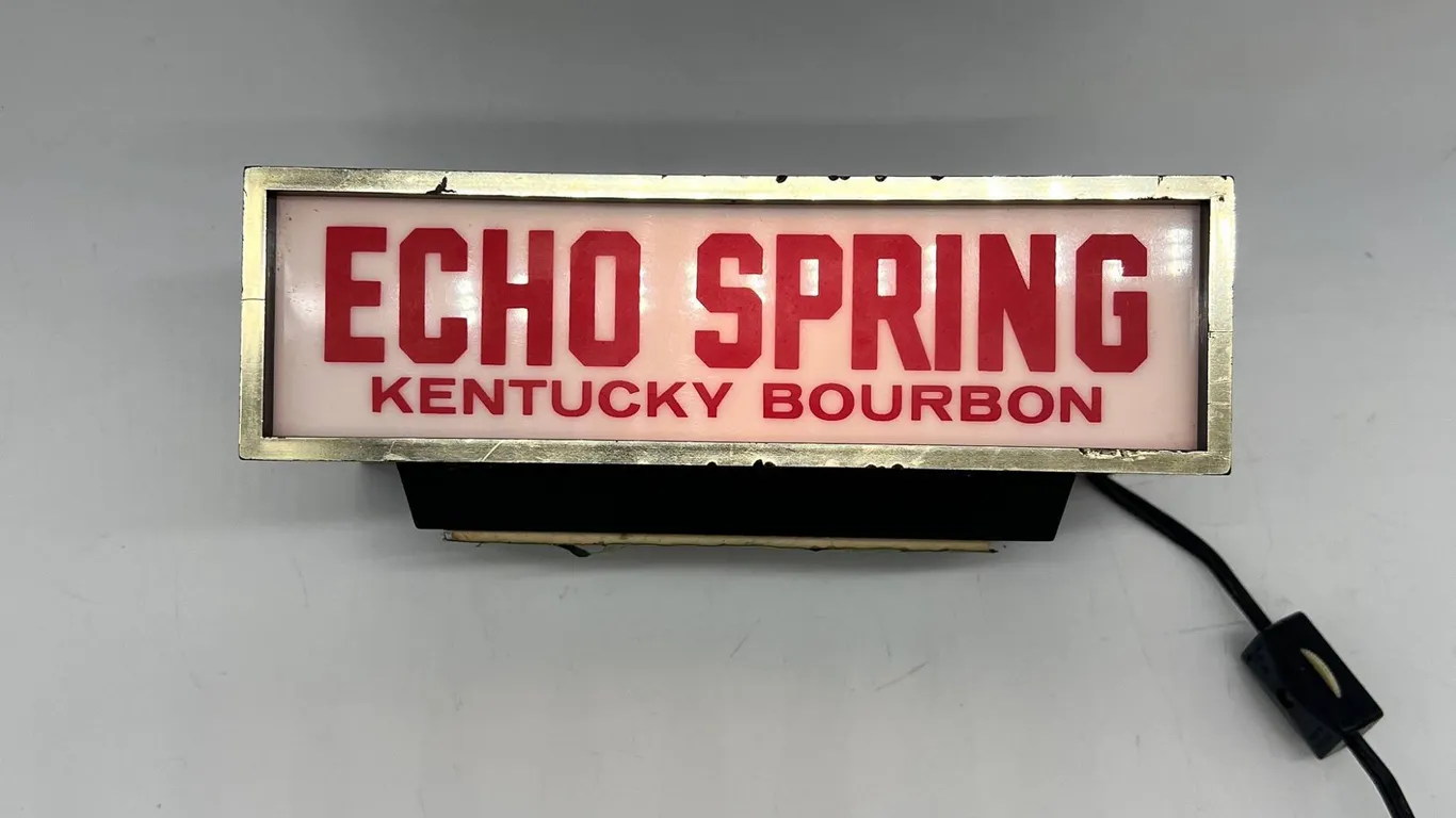 Echo Spring Kentucky Bourbon Lighted Sign