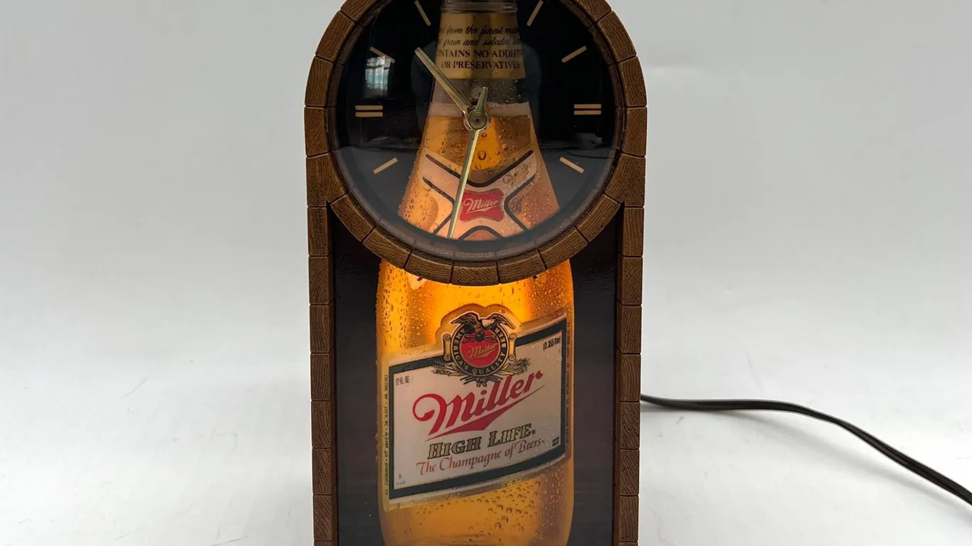Miller High Life Beer Lighted Clock