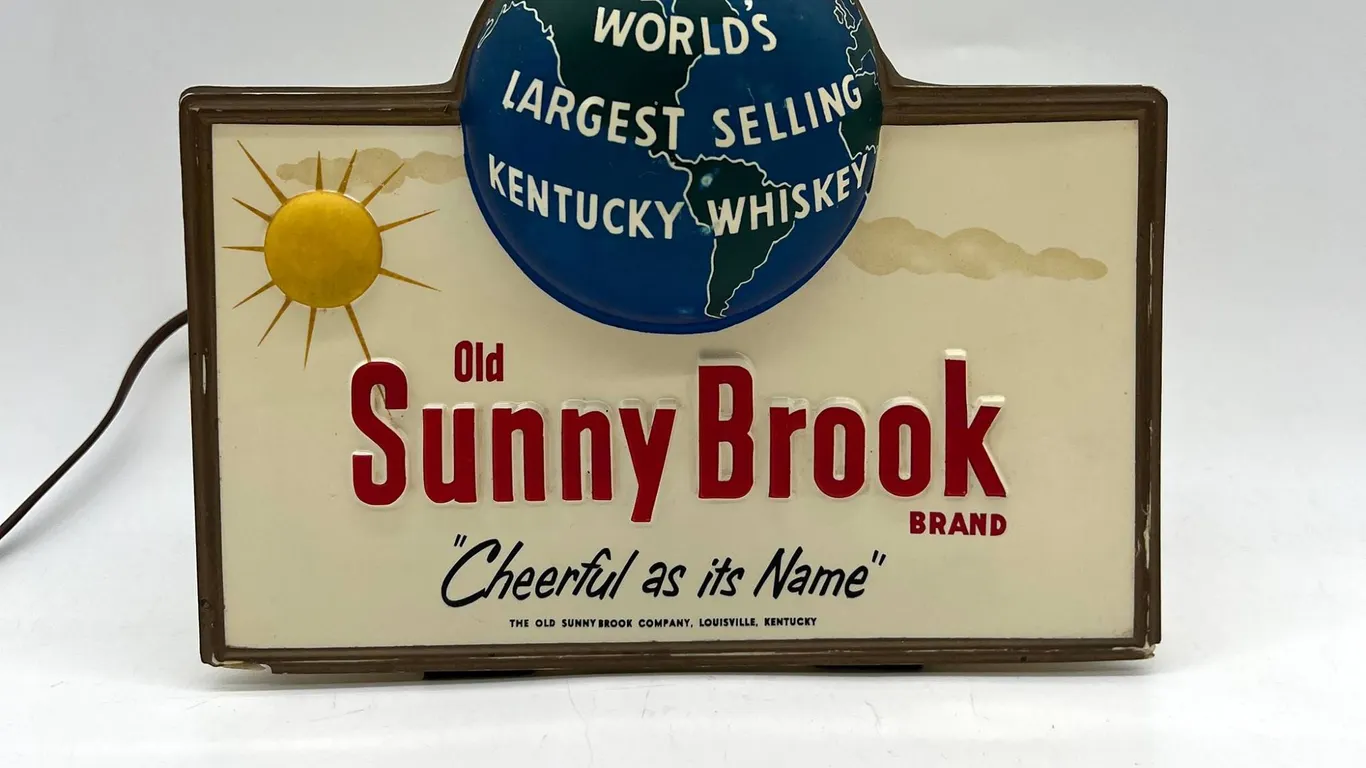 Vintage - Sunny Brook Whiskey - Light/Sign