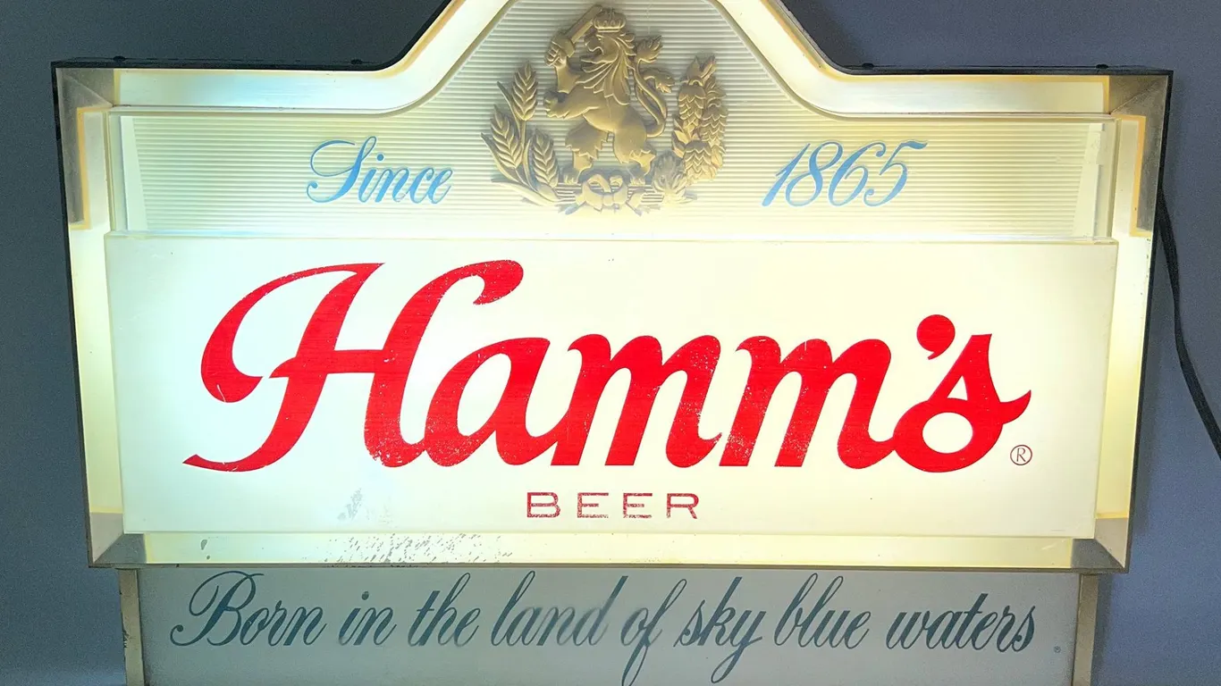 RARE - Vintage Hamm's Beer Light/Sign