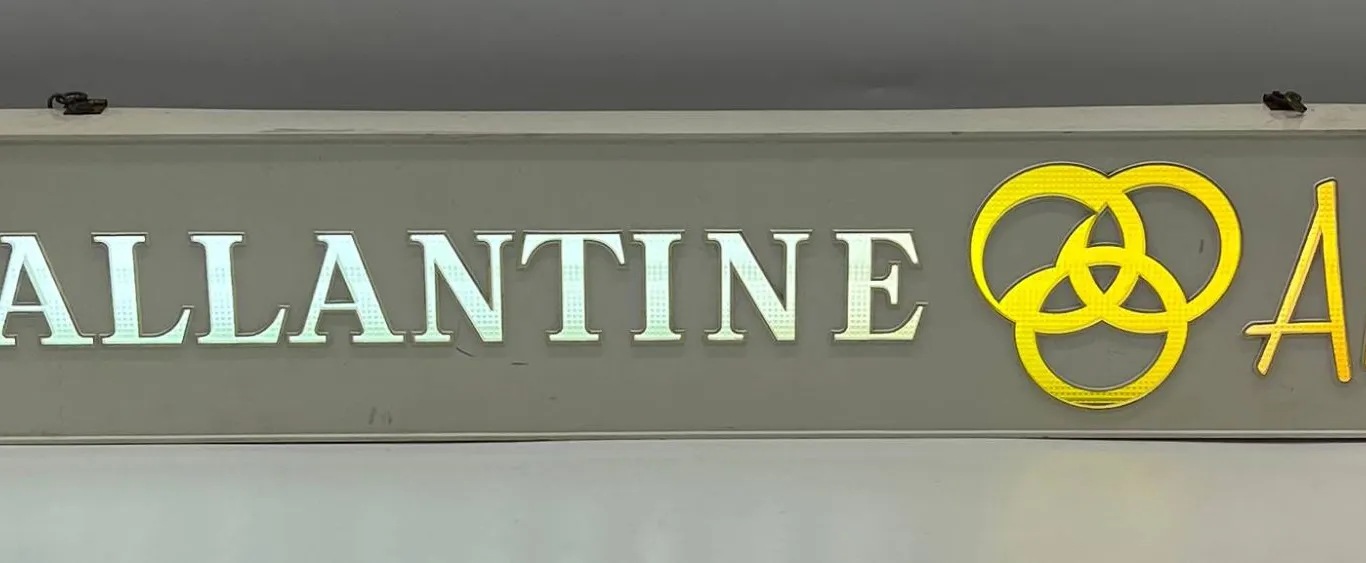LARGE - Ballantine Ale - Beer Light/Sign