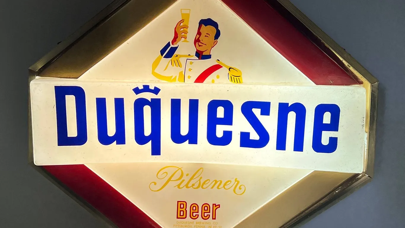 Vintage - Duquesne Pilsener Beer Light/Sign