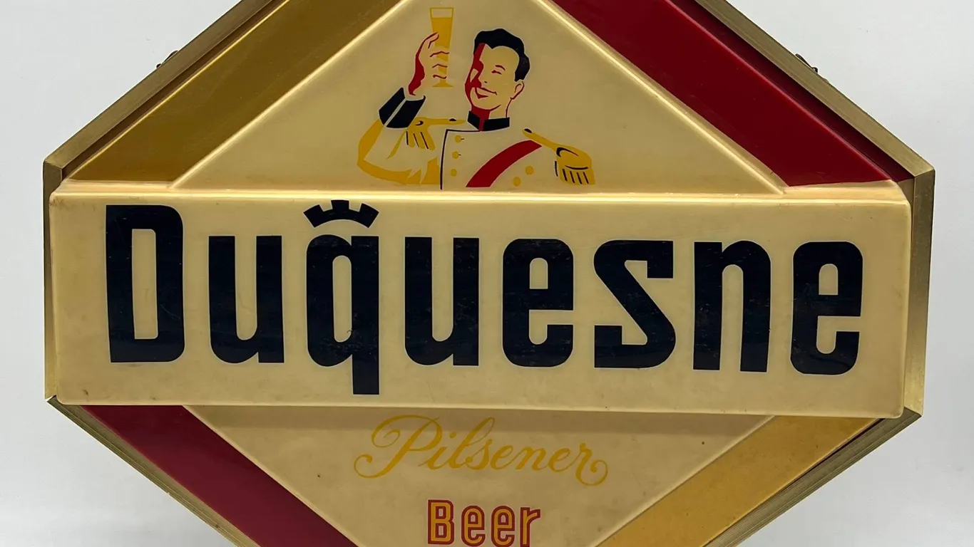 Vintage - Duquesne Pilsener Beer Light/Sign