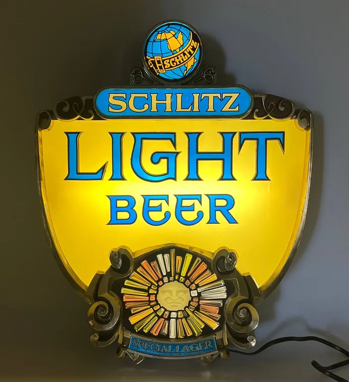Schlitz Light - Beer Light/Sign