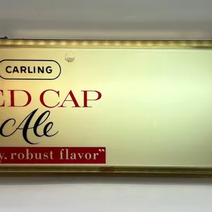 Carling "Red Cap Ale" Beer Light/Sign