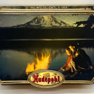1959 - Hudepohl Beer Light "Campfire"