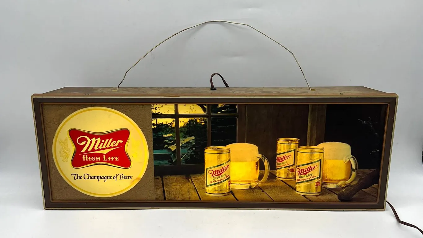 Miller High Life Beer Light Sign