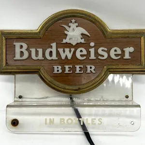 Budweiser Beer "In Bottles" Light/Sign