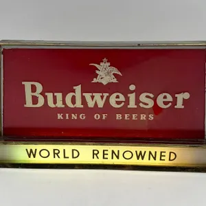 Budweiser "World Renowned" Light/Sign