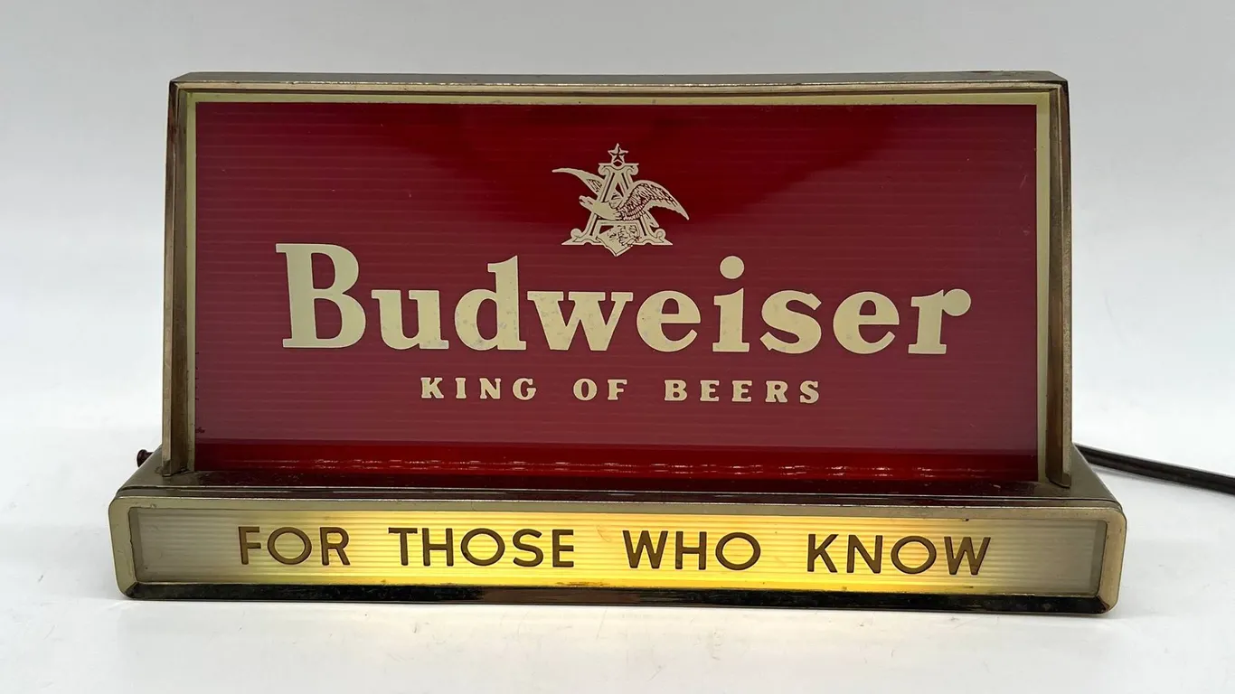 Budweiser "For Those Who Know" Light/Sign