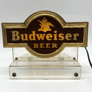 Budweiser Beer "In Bottles" Light/Sign