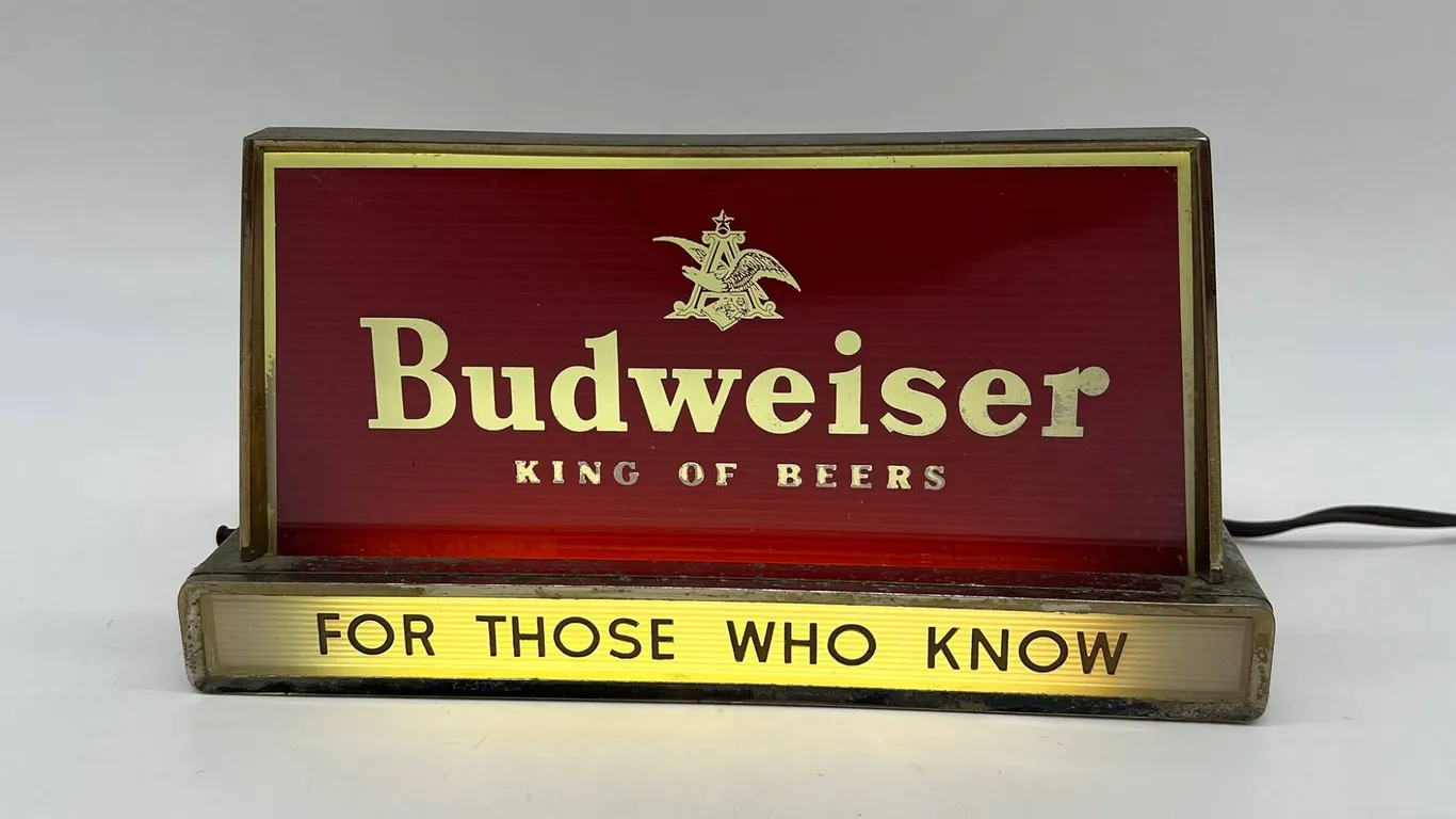 Budweiser "For Those Who Know" Light/Sign