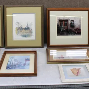 Framed Art Prints and Photographs, 10pcs