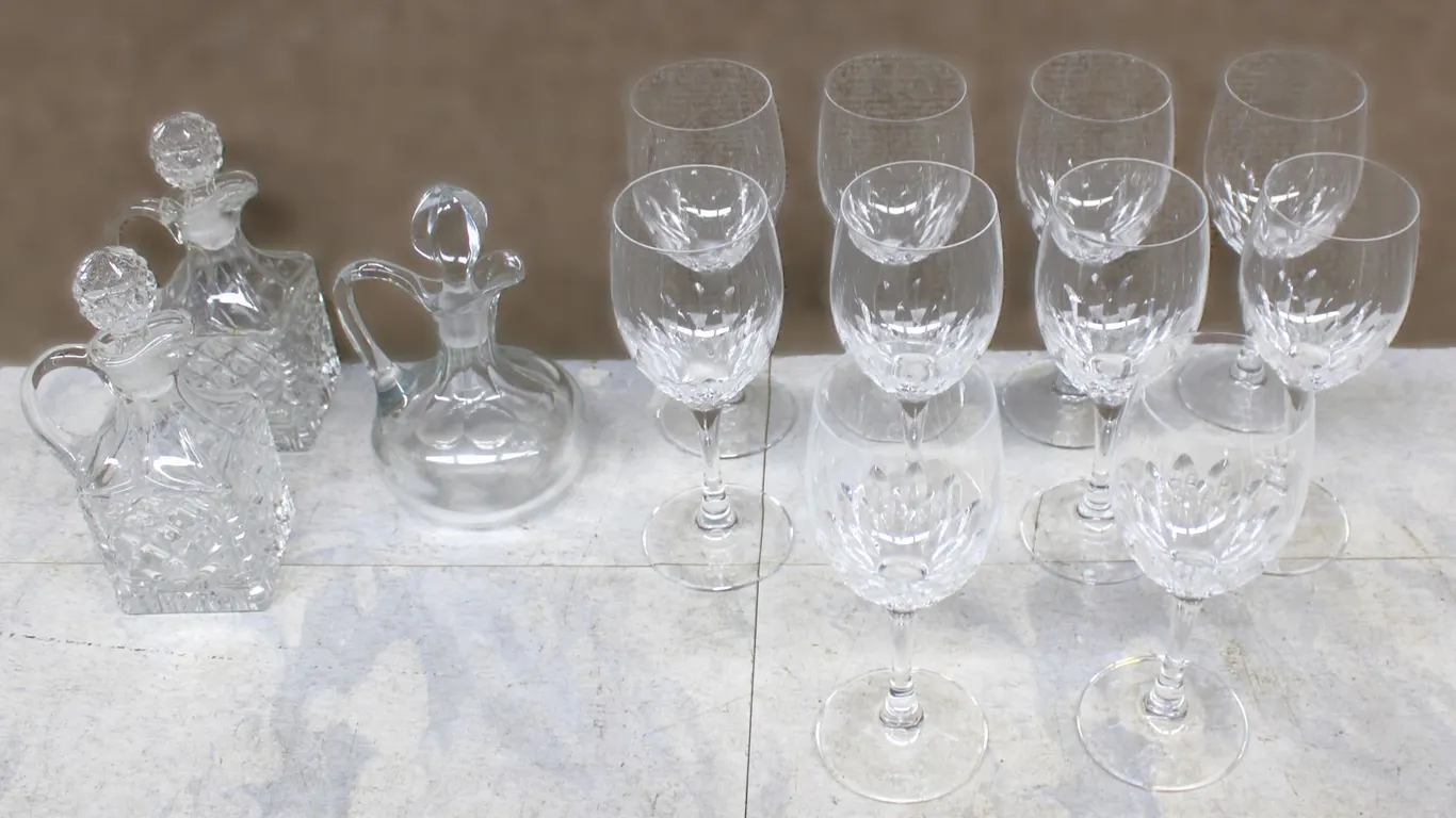 Crystal Stemware and Decanters