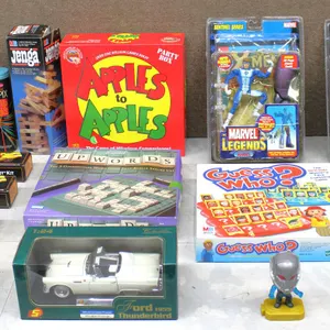 Board Games, Model Kits, and Marvel Legends