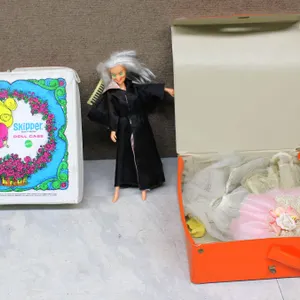 Mattel Skipper Doll Case With Dolls and Clothes
