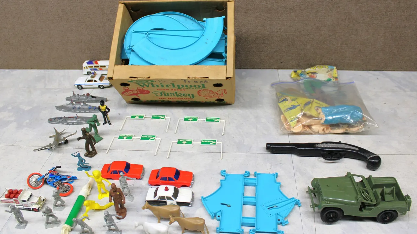 Toy Cars, Trucks, Ships, Figures