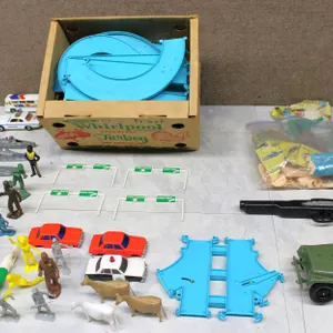 Toy Cars, Trucks, Ships, Figures