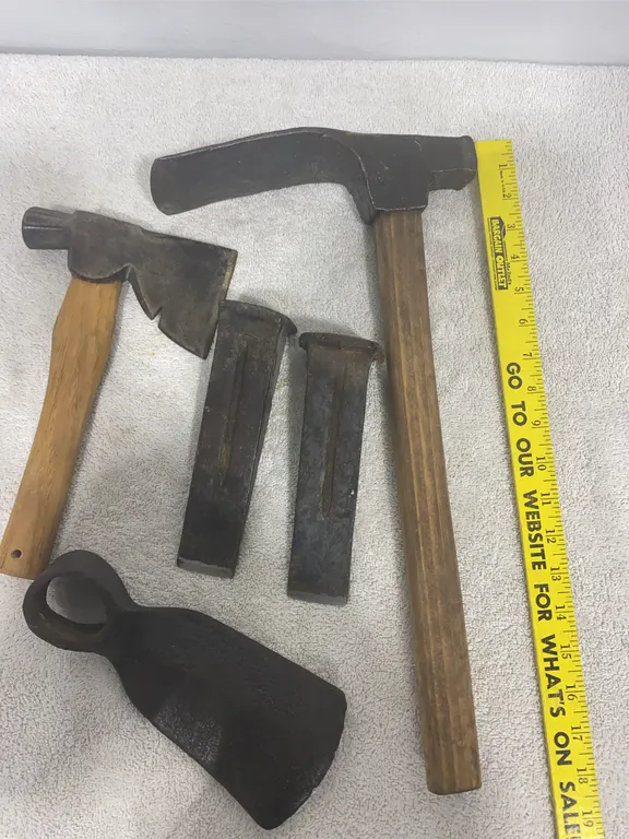 Vintage Hatchets, Hammer & Metal Wedges