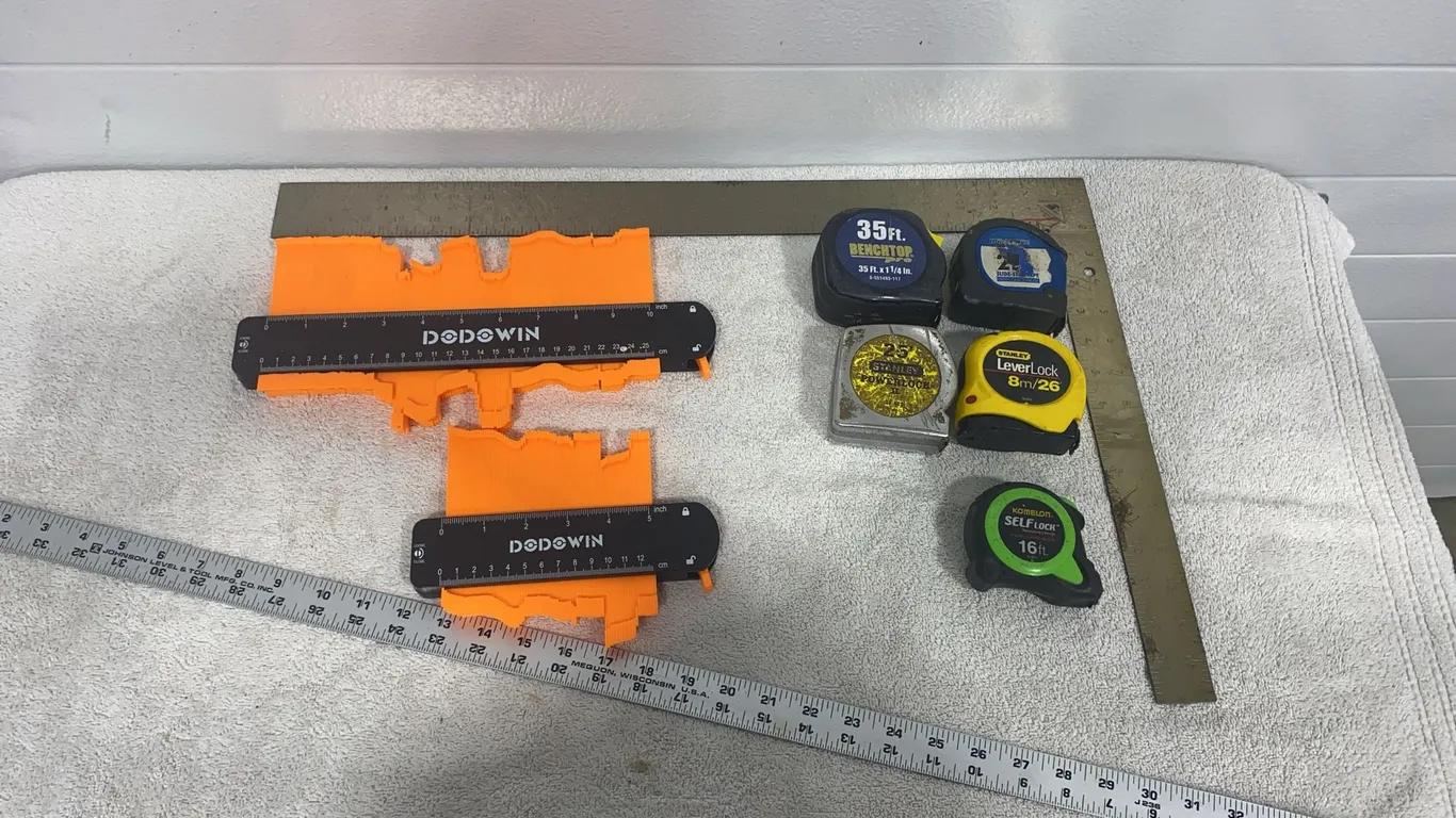 Measuring Tools, Tape Measures & Contour Gauges