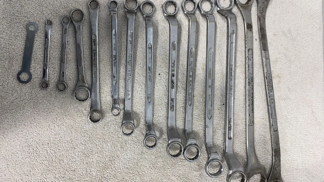 Assorted Combination Wrenches – 14 Pieces