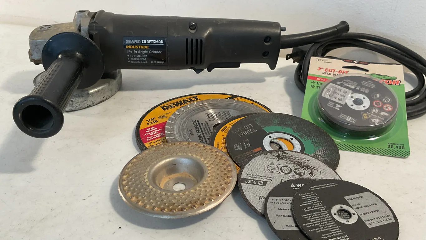 Vintage Craftsman Commercial 7-Inch Angle Grinder