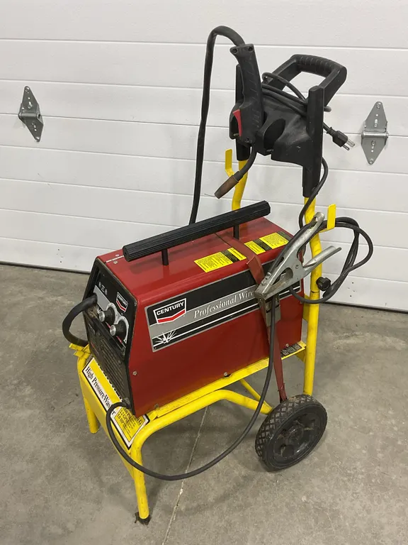 Century 125GL Wire Feed Welder with Wheeled Cart