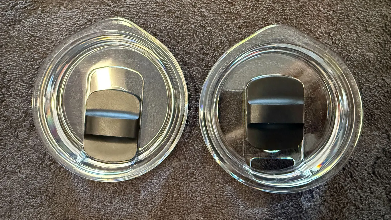 10 oz Wine Tumbler Replacement, 2 Pack Magnetic Slider Cup Lid Compatible with YETI 6 oz Espresso Mu