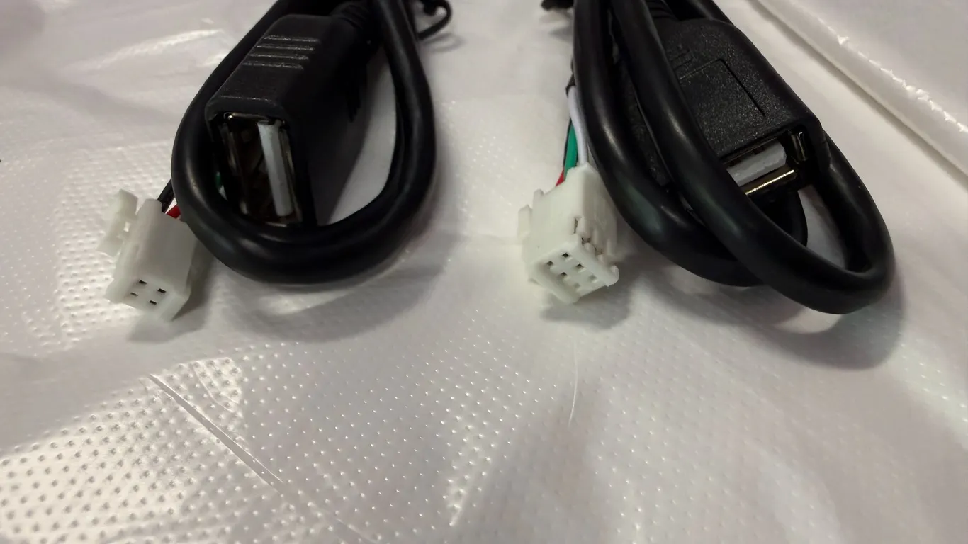 4Pin & 6Pin Connector USB Extension Cable Adapter for Android Car Radio Stereo