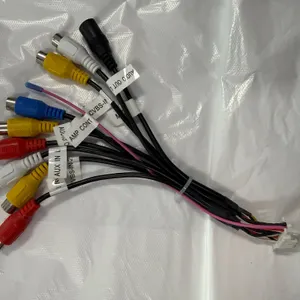 20 Pin Backup Camera Harness Adapter for Android Car Stereo, Radio RCA Rear View Connector