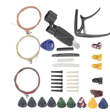 Guitar String Replacement Kit, Guitar Accessories Kit Durable for Acoustic Guitar