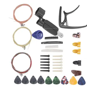 Guitar String Replacement Kit, Guitar Accessories Kit Durable for Acoustic Guitar