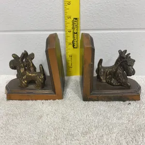Vintage Ronson Scottish Terrier (Scottie Dog) Bookends