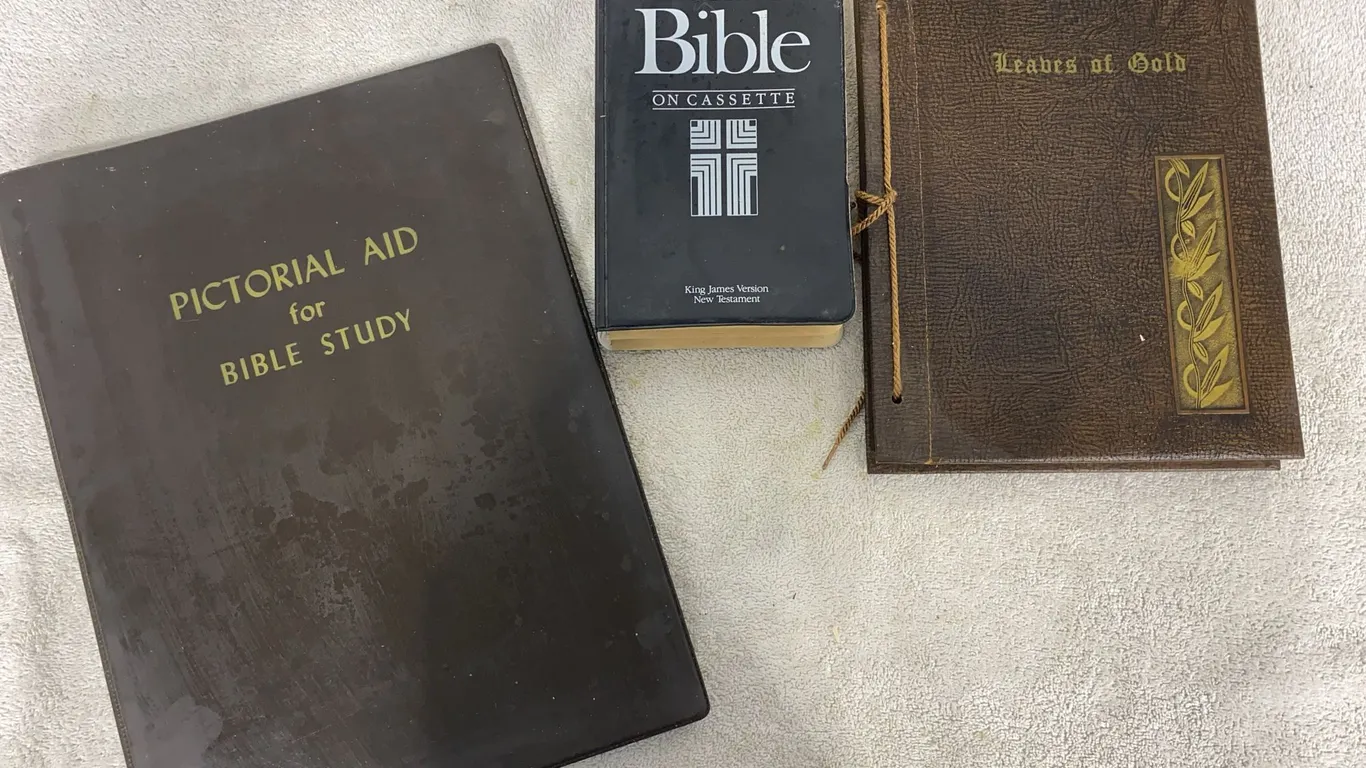 Vintage Religious Books & Audio Cassette Collection