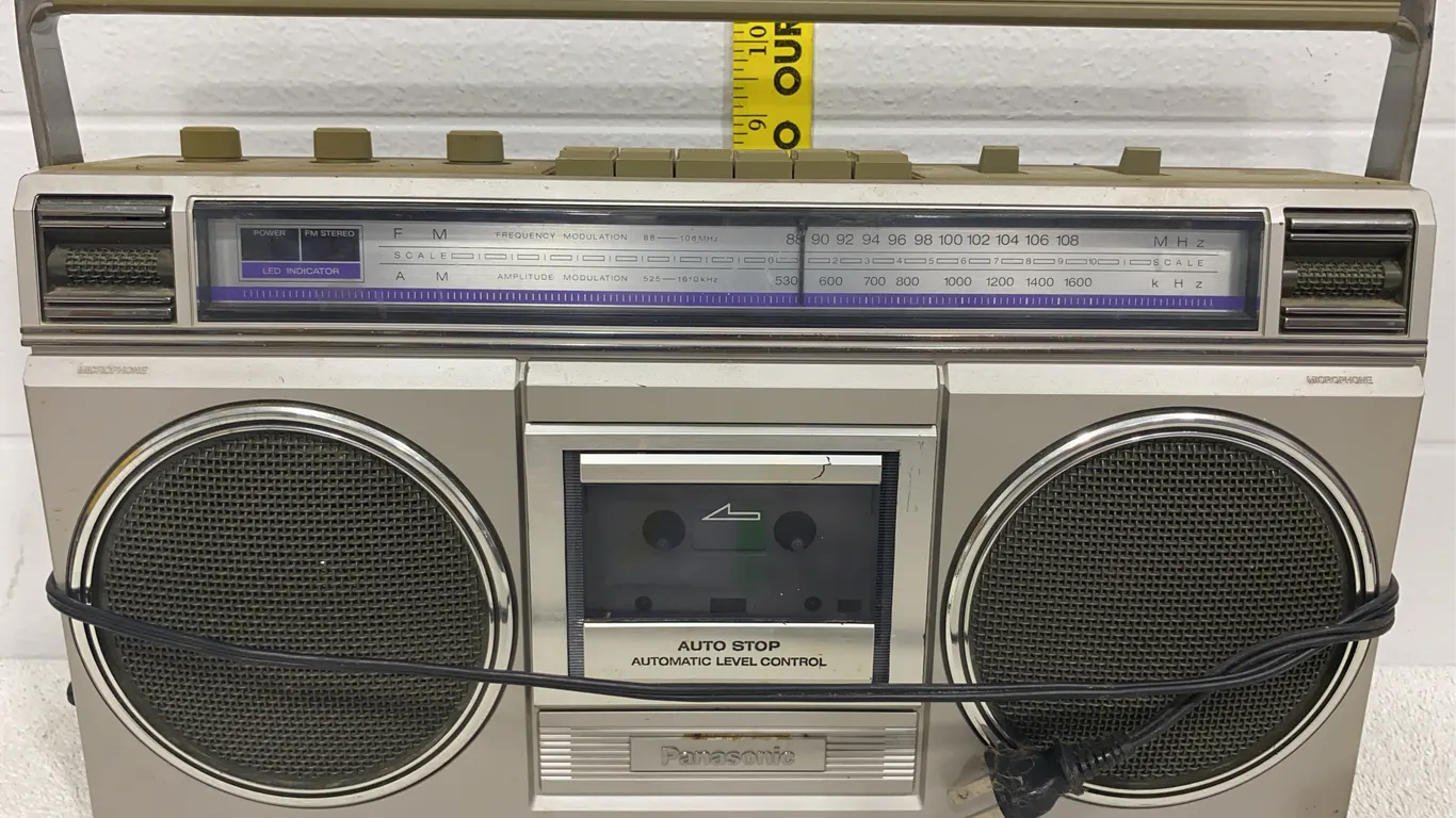 Vintage Panasonic AM/FM Radio Cassette Boombox