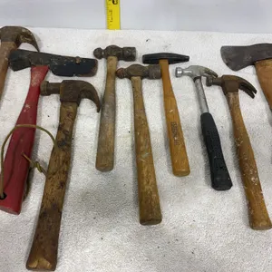 Vintage Hammers, Hatchet, & Shingling Axe Hand Tool Lot