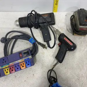 Vintage Weller Soldering Gun, Power Tools, & Multi-Outlet Power Strip Lot
