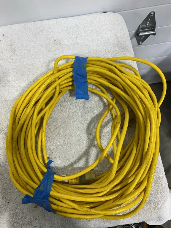 Heavy-Duty Yellow Commercial Extension Cord