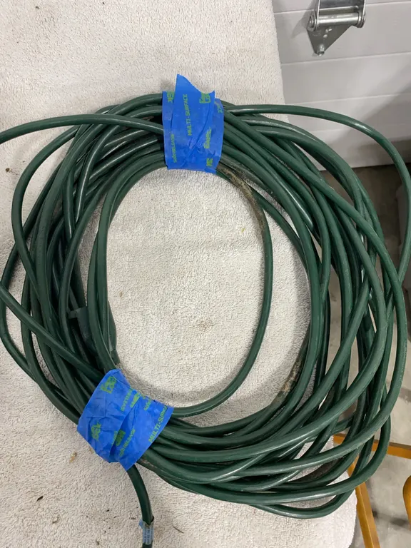 Heavy-Duty Green Outdoor Extension Cord