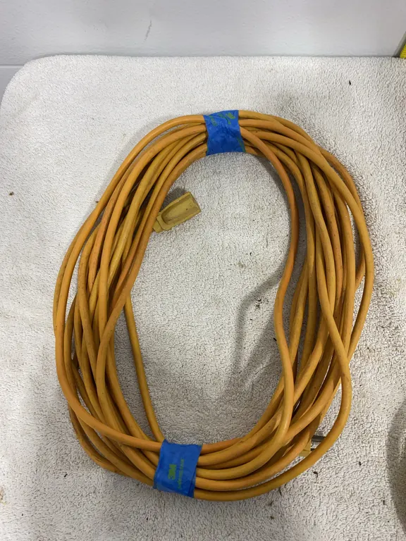 Orange Outdoor Utility Extension Cord