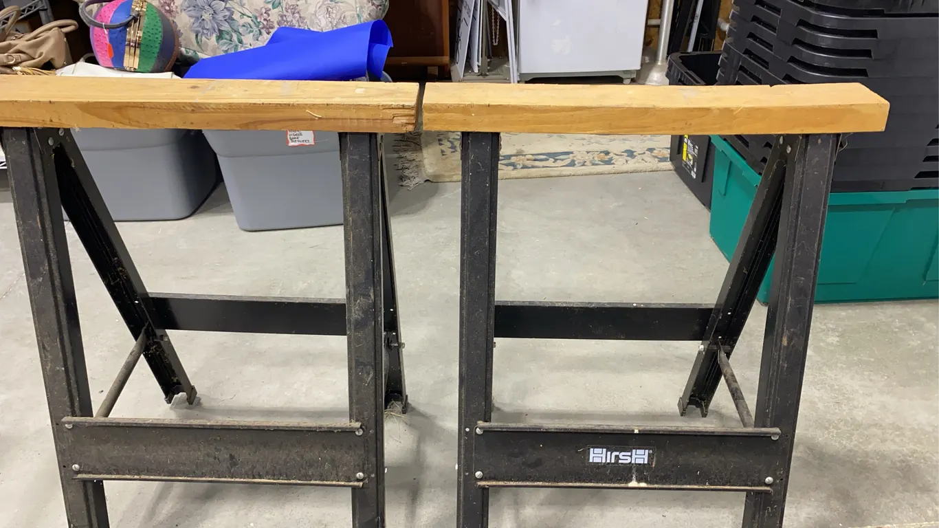 Hirth Fold-Up / Adjustable Metal Sawhorses
