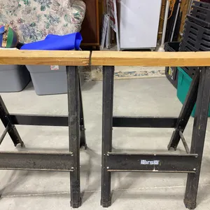 Hirth Fold-Up / Adjustable Metal Sawhorses