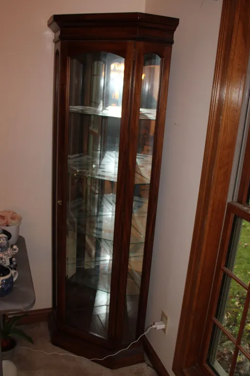 Corner Curio Cabinet