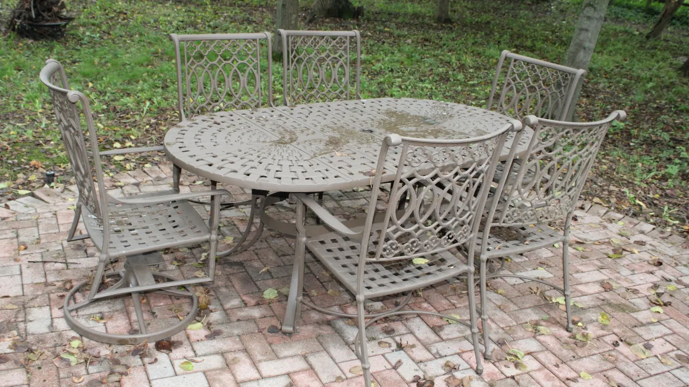 Cast Aluminum Dining Set