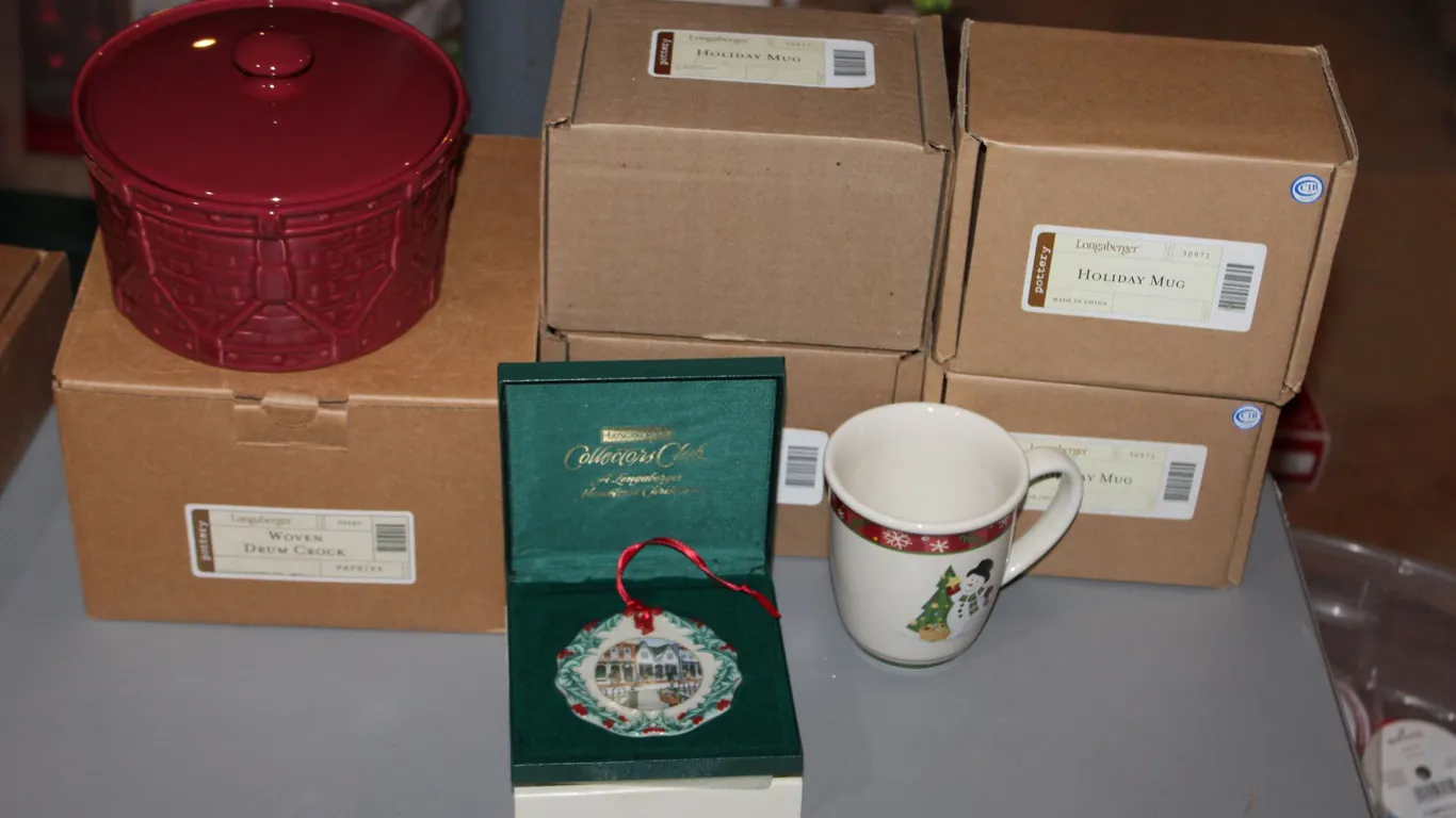 Longaberger Holiday Pottery