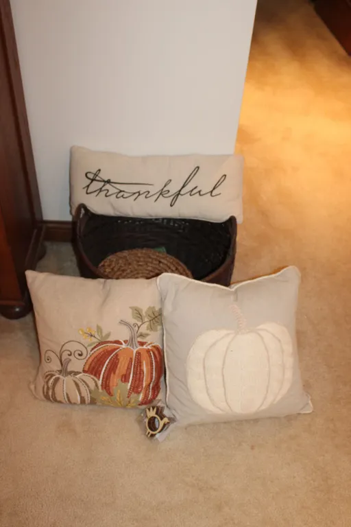 Fall Pillows & Baskets